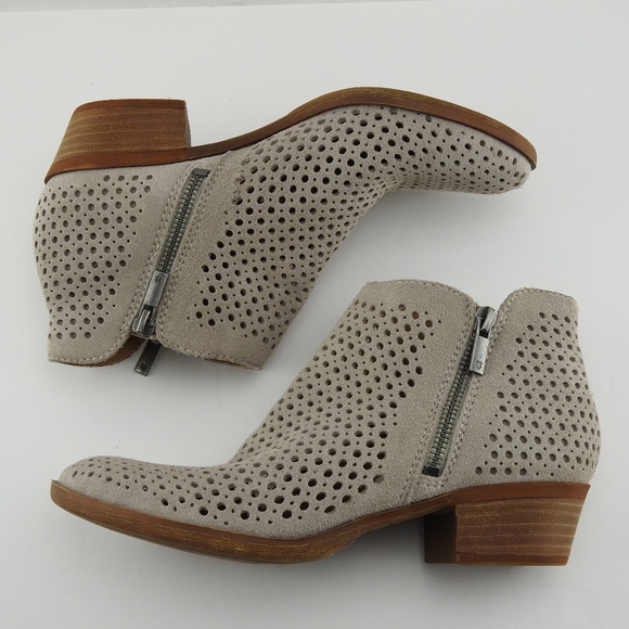 Lucky Brand Shoes - New Tan Lucky Brand Suede Perforated Ankle Booties
